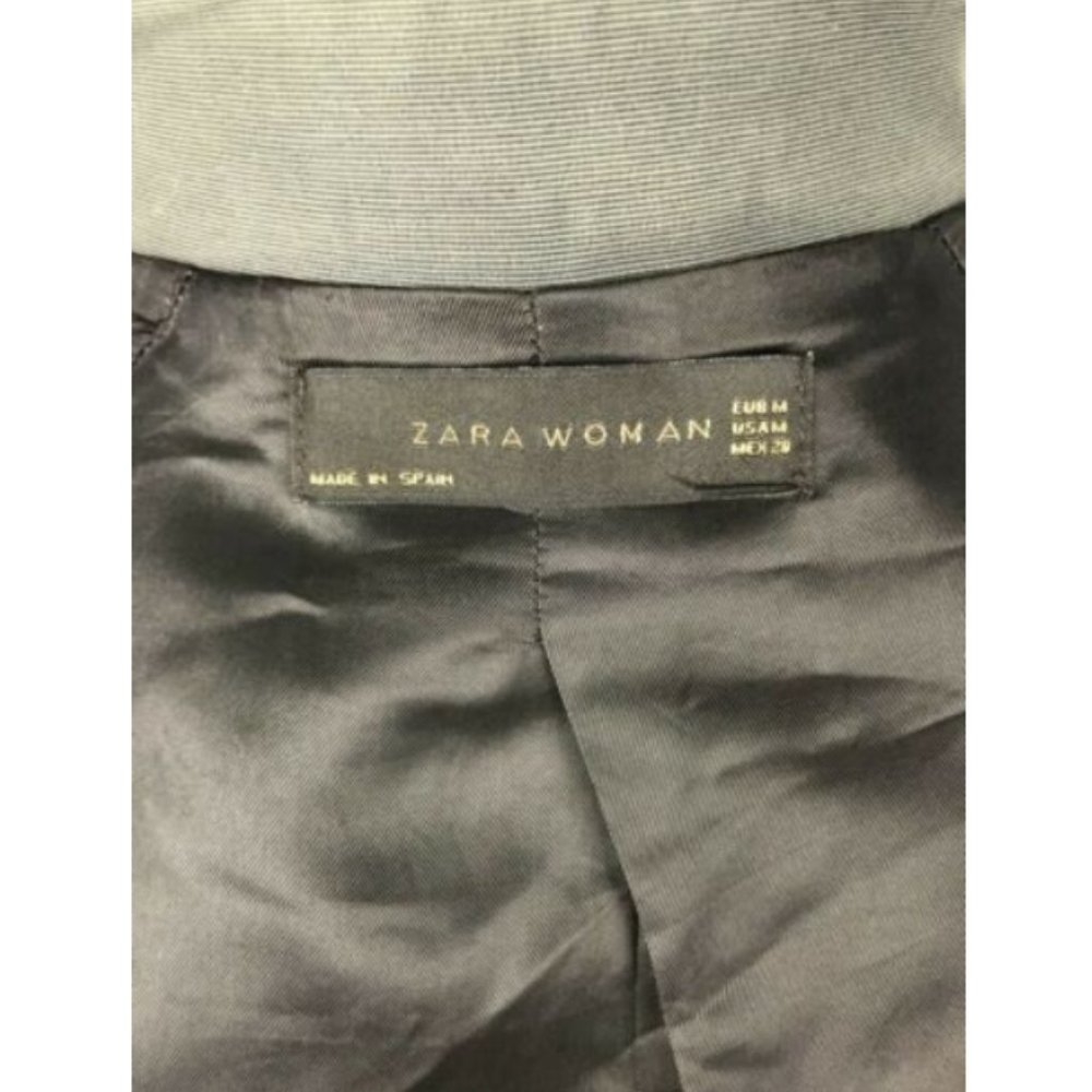 Zara Flare Sleeves Zip Up Jacket w Stretch Sz M - Picture 3 of 7